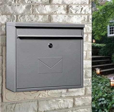 metal wall box post|post boxes wall mounted waterproof.